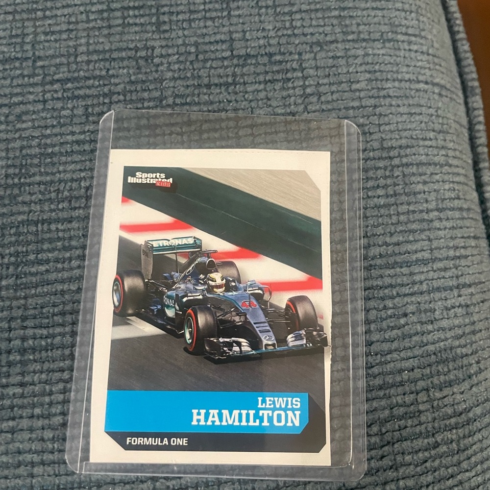 Lewis Hamilton sports card